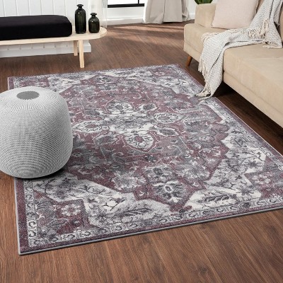 Luxe Weavers Vintage Medallion Boho Indoor Area Rug