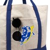 Southern Arkansas University Primary Logo Canvas Tote Bag With External Pocket, Reusable Shoulder Bag for Shopping, School, Beach - 2 of 4