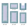 Torrent Collection 5 Piece 100% Soft Cotton Tufted Weave Bath Rug Set, Ombre Pattern, Super Soft & Absorbent, Machine Washable Bathroom Mats - 2 of 4