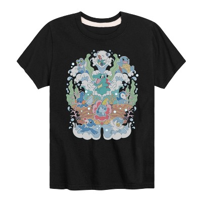 Boys' - Pokémon - Water Starters Group Short Sleeve Graphic T-Shirt