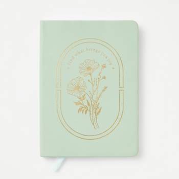 156pg Ruled Journal 7"x5.2" Mother's Day Green - Threshold™