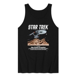 Men's - Star Trek - Space The Final Frontier Graphic Tank Top - 1 of 3
