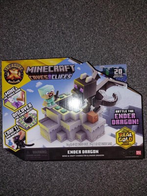 Treasure X Minecraft Caves & Cliffs Ender Dragon. Mine & Craft Character .  Mine, Discover & Craft with 20 Levels of Adventure, Will You find The Real