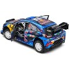 Ford Puma Rally1 Hybrid #8 Winner "Rally Sweden" (2023) "Competition" Series 1/18 Diecast Model Car by Solido - 4 of 4