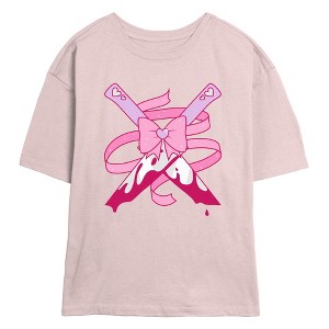 Juniors Lost Gods Girly Knives T Shirt - 1 of 3