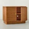 Grooved Mid-Century Decorative Storage Cabinet - Hearth & Hand™ with Magnolia - 4 of 4