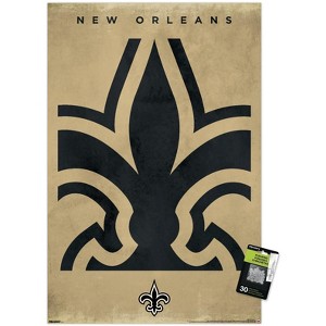 Trends International NFL New Orleans Saints - Logo 25 Unframed Wall Poster Prints - 1 of 4