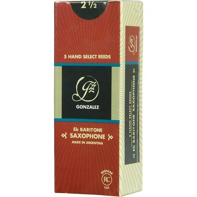 Gonzalez Regular Cut Baritone Saxophone Reeds Strength 2.75