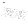 Unique Bargains 2 Pcs Metal Wire Finger Guard Protect Grill for 90mm Computer PC Cooling Fan - 2 of 4