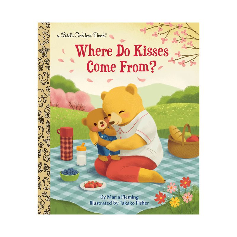 Where Do Kisses Come From? - (Little Golden Book) by  Maria Fleming (Hardcover), 1 of 2