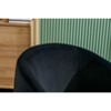 CAVINAS Modern Barrel Swivel Chair,Velvet Upholstery 360°Swivel Accent Chair for Living Room,Lazy Sofa Chair with Armrest,Comfy Lounge Chair - 3 of 4