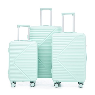 Cesicia 3 pcs/set in ABS Spinner Wheel Luggage (20"/24"/28")
