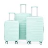 KTMBDW 20"/24"/28" - Luggage 3 Piece Set Suitcase Spinner Hardshell Lightweight Durable - Checked Suitcase - TSA Lock - 2 of 4