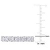 EVERLY JEWELRY  |   Sterling Silver 5 1/8 CT TGW Created White Sapphire Eternity Ring - 3 of 4