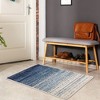 Area Rug Modern Ombre Rug Contemporary Gradient Throw Carpet for Bedroom Solid Accent Rug Non-Shedding Living Room Rug - 2 of 4
