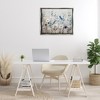 Stupell Industries Birds Floral Meadow Blossoms Floating Frame Canvas Art, Gray, 31" x 25" - 3 of 4