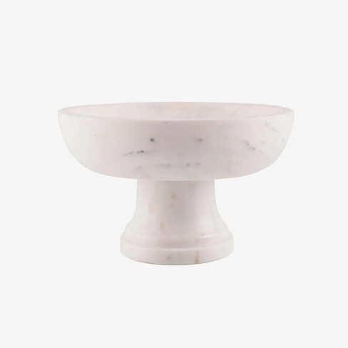 Inox Artisans Gala Natural Marble Pedestal Bowl - image 1 of 4