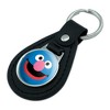 Sesame Street Grover Face Black Leather Keychain - 2 of 4