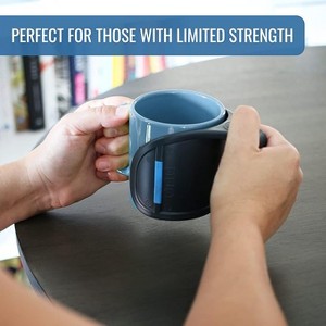 HealthSmart DUO Beverage Grip Handle for Mugs, Glasses and Bottles - 1 of 4
