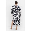 Women's Plus Size Enya Print Dress - black | CITY CHIC - 2 of 4