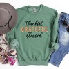 Simply Sage Market Women's Graphic Sweatshirt Thankful Grateful Blessed Plaid - 3 of 4