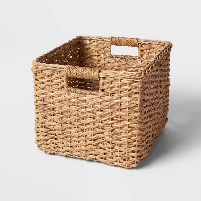 Chicgrowth Wicker Storage Basket, 3 Pack Woven Bin Baskets Set Nesting,  Beige