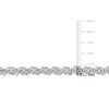 EVERLY JEWELRY | Sterling Silver 1 CT TGW Cubic Zirconia Necklace, 17-inch - 2 of 4