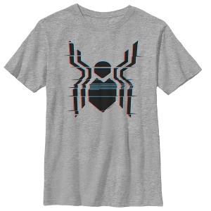 Boy's Marvel Spider-Man: Far From Home Glitch Logo T-Shirt - 1 of 4