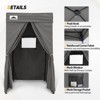 EAGLE PEAK 4x4 Pop Up Canopy, Portable Privacy Changing Room Photoshoots - 4 of 4