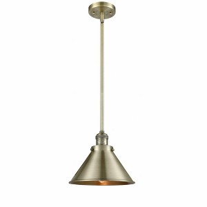 Innovations Lighting Briarcliff 1 - Light Pendant in  Antique Brass - 1 of 1