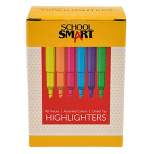 School Smart Highlighters, Chisel Tip, Pen Style, Assorted Colors, Pack of 48