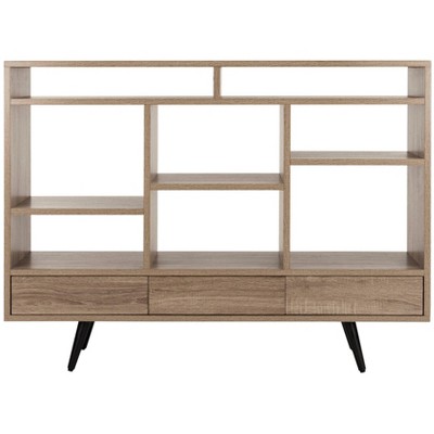 Marina Wood Etagere Oak - Safavieh