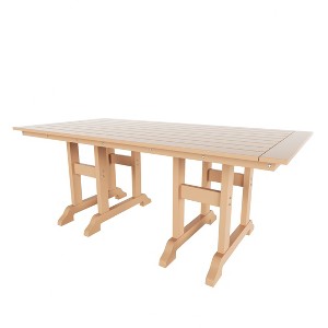 WestinTrends 71" Outdoor Patio Dining Table - 1 of 3