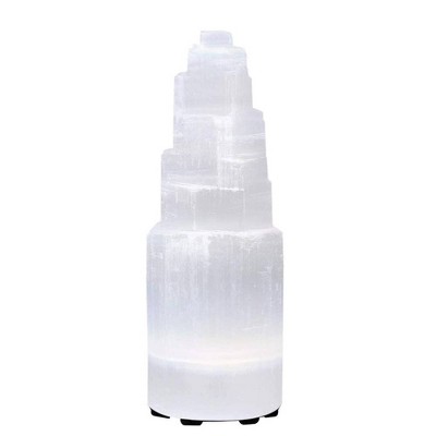 Selenite Table Lamp - Himalayan Glow