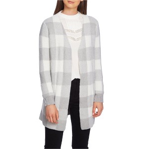 1.STATE Womens Cozy Check Cardigan Sweater - 1 of 1