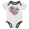 NHL Carolina Hurricanes Baby Girls' 3pk Bodysuit - image 2 of 4