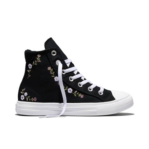 Converse Adult Original High Top Sneakers - Black Floral M4/W6