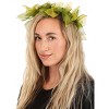 HalloweenCostumes.com  Girl Girl's Green Enchantress Headpiece, Green/Green - 4 of 4