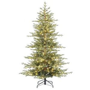 Haute Decor 7' Prelit Alberta Pine Christmas Tree - 1 of 4