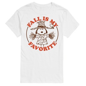 Men's - Peanuts - Fall Is My Favorite Short Sleeve Graphic T-Shirt - 1 of 4