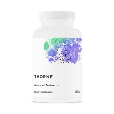 THORNE Advanced Nutrients - Multivitamin and Mineral Supplement - Healthy Aging and Eye Health* - Gluten-Free, Soy-Free - 240 Capsules - 30 Servings