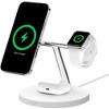 Belkin BOOSTCHARGE PRO 3 in 1 Wireless Charger Stand w/MagSafe - White (WIZ009TTWH-TL) - 2 of 3