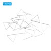Unique Bargains Jewelry Handmade Triangle Earrings Beading Hoop 30 Pcs - 3 of 4