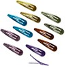 scunci Glitter Rainbow Snap Clips - 12pk - image 2 of 3