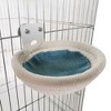 Bird Breeding Nest,Handmade Cotton Rope Hatch House With Hooks For Budgie Parakeet Cockatiel Lovebird - 3 of 4