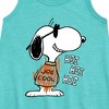 - Peanuts - Joe Cool Hee Hee Hee Graphic Sleeveless Aline Dress - 2 of 4