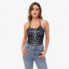 Anna-Kaci Women's Casual Leopard Print Spaghetti Strap Soft Racerback Tank Top for Casual Looks - 2 of 4