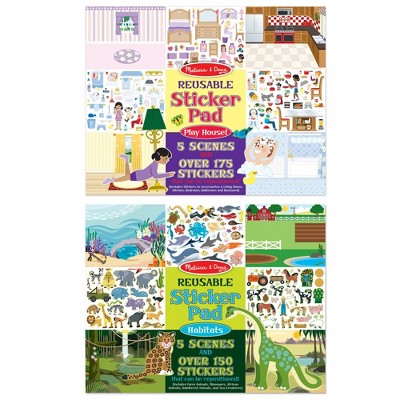 melissa and doug reusable sticker pad target