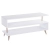 Sills Low Profile TV Stand - MS9204 - White - SEI - 4 of 4