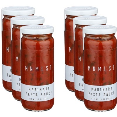 MNMLST Pasta Marinara Sauce - Case of 6 - 16 OZ